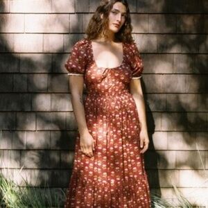 Christy Dawn Brynne Antique Lotus Dress - Size L